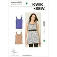 thumbnail image 1 of Kwik Sew Pattern Tops and Tunic, (XS, S, M, L, XL), 1 of 2