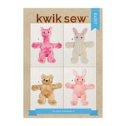 Kwik Sew Sewing Pattern 4357 - Plush Animals, Size OS One Size