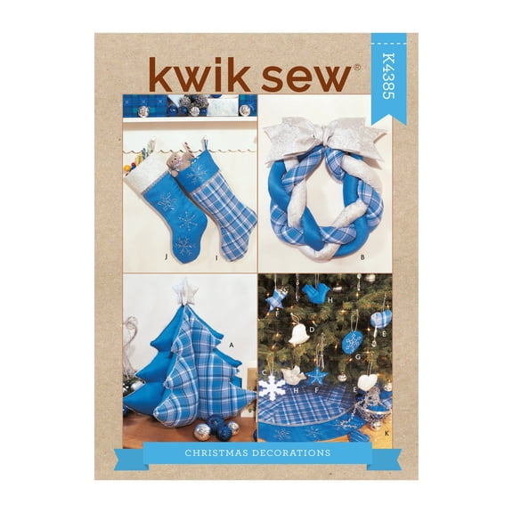 Kwik Sew Sewing Pattern 4385 - Christmas Decorations, Size: OS (One Size)