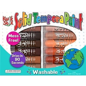 Kwik Stix Super Quick Drying Global Skin Tones Solid Paint Pen, 14 Piece