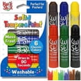 thumbnail image 1 of Kwik Stix Tempera Paint Sticks, 6 Count, Classic Colors, Washable, Quick-Drying, Non-Toxic for Kids, 1 of 10