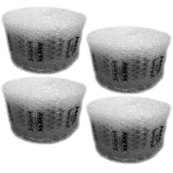 KwikAir® Bubble Cushion Wrap Roll 300' x 12" LARGE 1/2" Bubbles Perforated 10"