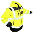 thumbnail image 1 of kwiksafety agent reflective hi visibility soft shell ansi class 3 safety jacket size: 2xl, 1 of 6