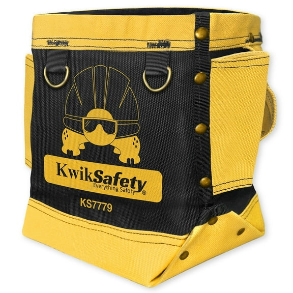 KwikSafety (Charlotte, NC) RedIRON Bolt Bag Heavy-Duty Canvas Double Reinforced Stitching Ironworker Bag