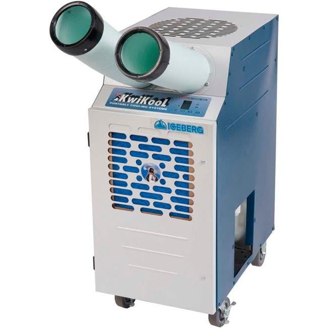 KwiKool 13,700 BTU White and Blue Portable Air Conditioner