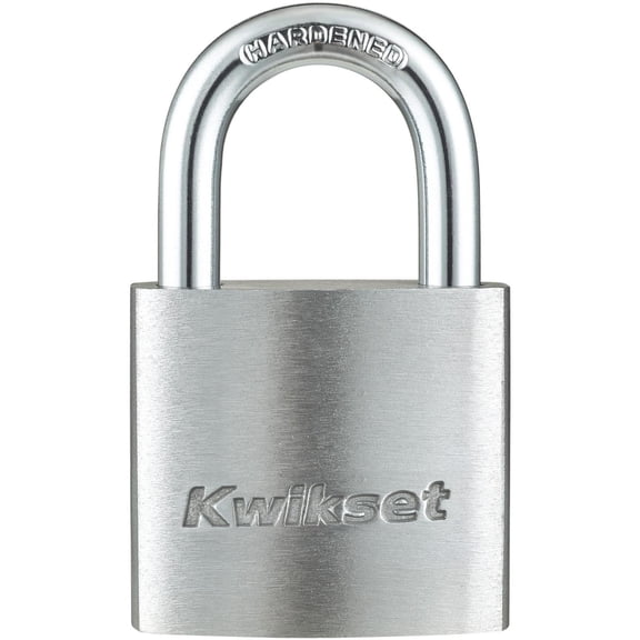 Kwikset 1-1/2" Aluminum Padlock with 7/8" Shackle