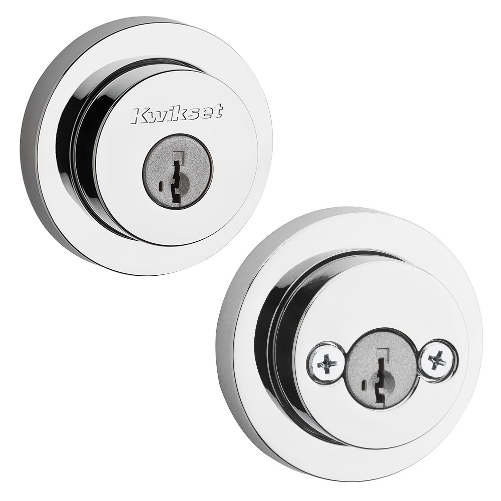 Kwikset 159 Milan Round Double Cylinder Deadbolt w/SmartKey Technology