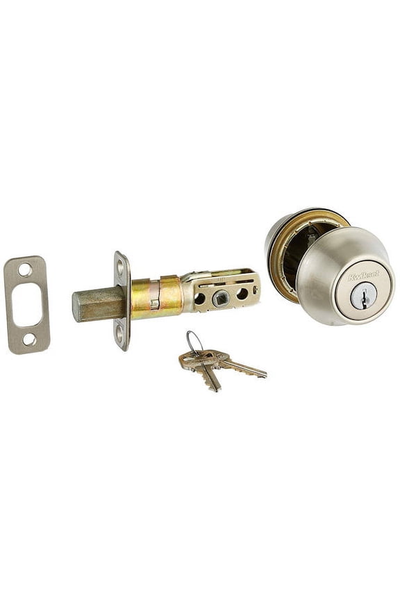 Satin Nickel Double Cylinder Deadbolt