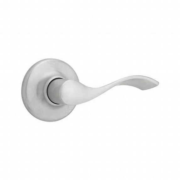 Kwikset 200BL-26DV1 Balboa Lever Passage Door Lock and 6AL Latch and RCS Strike Satin Chrome Finish