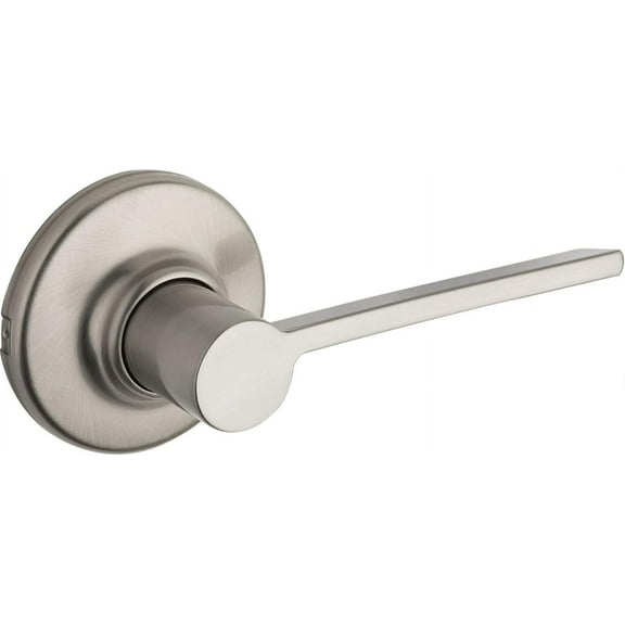Kwikset 200LRL 15 CP V1 Satin Nickel Ladera Passage Lever