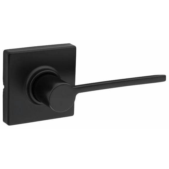 Kwikset 200Lrlsqt Ladera Passage Door Lever Set - Black