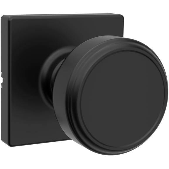 Kwikset 200MNKSQT-514 Maven Passage Door Knob Set - Black