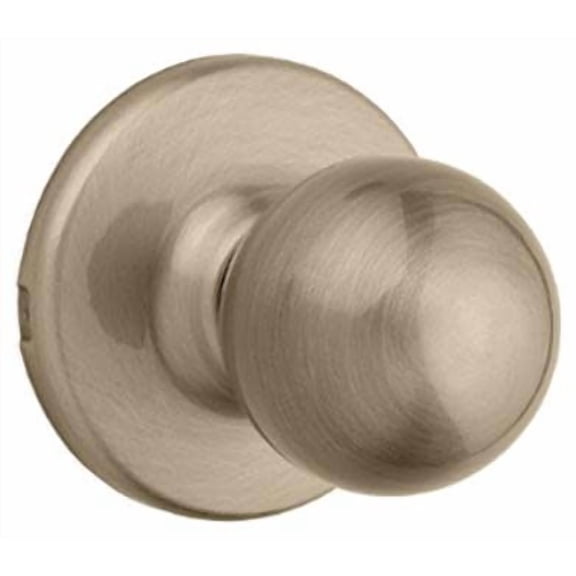 Kwikset 200P Security Series Polo Passage Door Knobset - Antique Brass