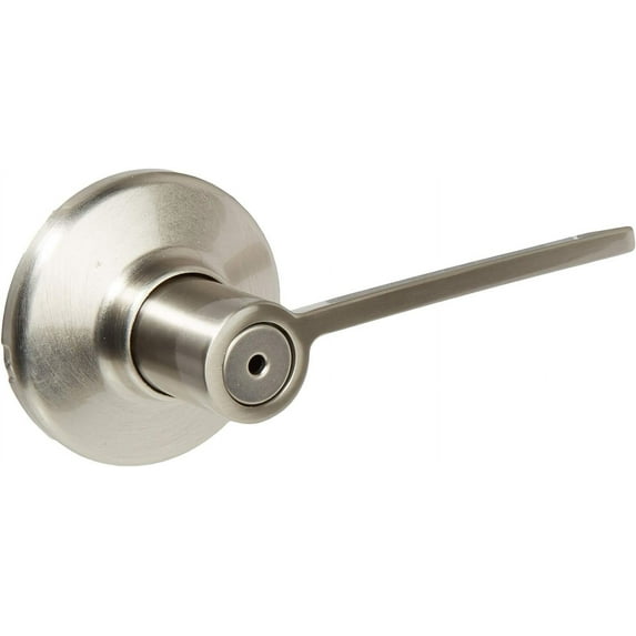 Kwikset 300LRL 15 CP V1 Satin Nickel Ladera Privacy Lever