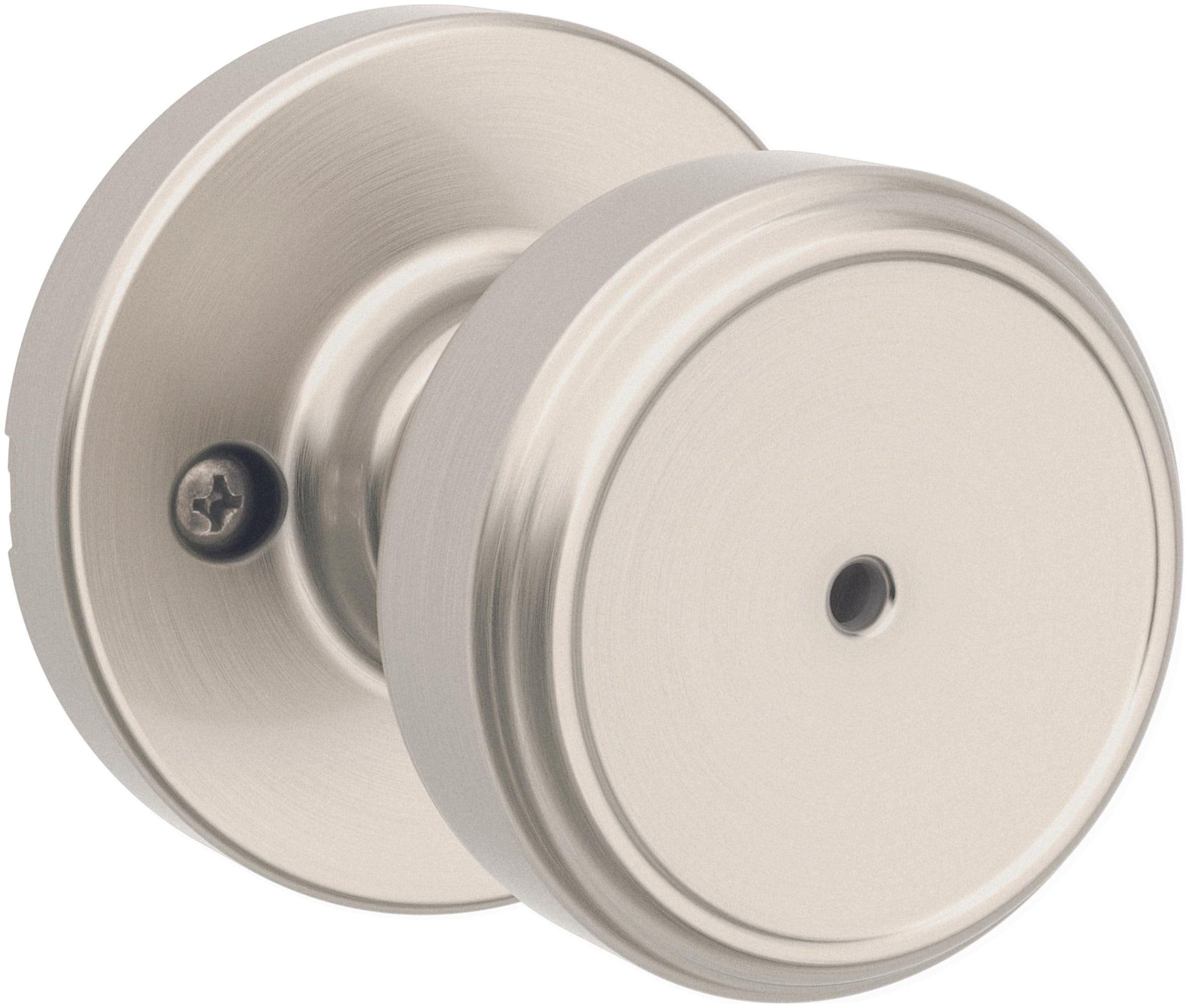 Kwikset 300MNKRDT-15 Maven Privacy Door Knob Set - Nickel