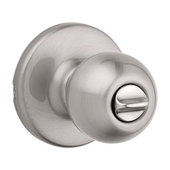 Kwikset 300P 15 6AL RCL Privacy Lockset Polo Satin Nickel 1-3/4" Satin Nickel