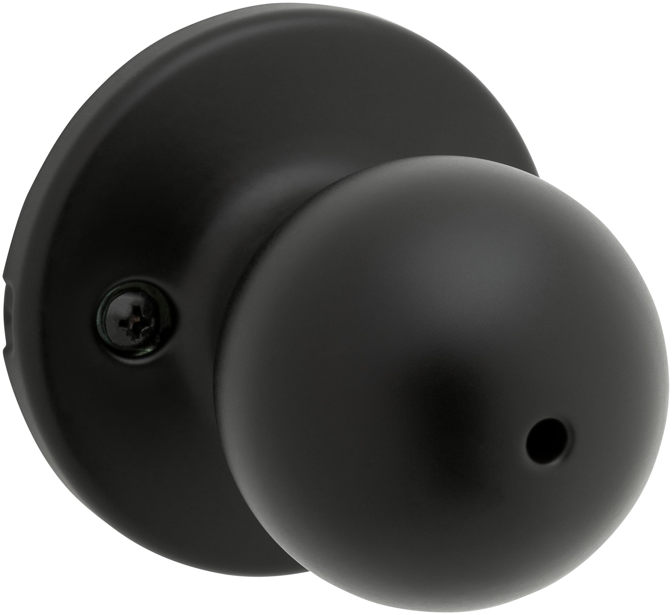 Kwikset 300P Polo Privacy Door Knob Set - Black