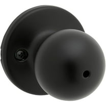 Kwikset 300P Polo Privacy Door Knob Set - Black