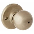 thumbnail image 1 of Kwikset 300P-5 Polo Privacy Door Knob Set - Brass, 1 of 7