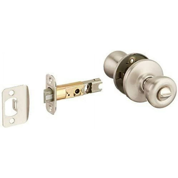 Kwikset 300T 15 CP Tylo Bed/Bath Knob, Satin Nickel by Kwikset