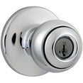 thumbnail image 1 of Kwikset 400P-S Polo Keyed Entry Door Knobset - Chrome, 1 of 7