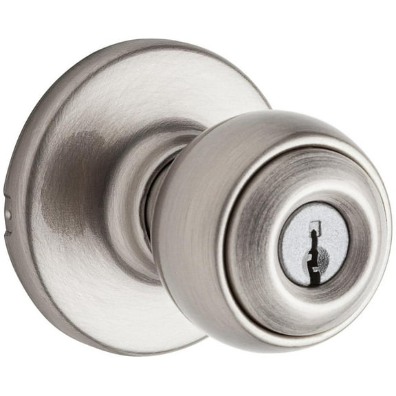 Kwikset Polo Entry Knob in Satin Nickel