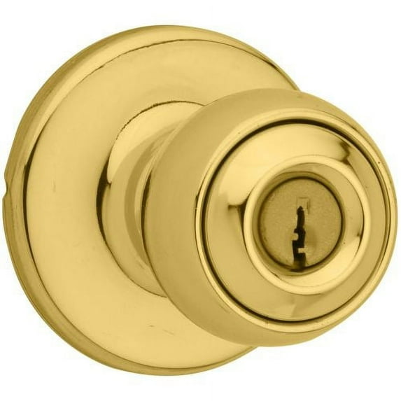 Kwikset 400P Security Series Polo Single Cylinder Keyed Entry Door Knobset