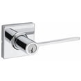 thumbnail image 1 of Kwikset 405LRLSQT-26S Ladera Smartkey Single Cylinder Keyed Entry Door Lever Set - Chrome, 1 of 7