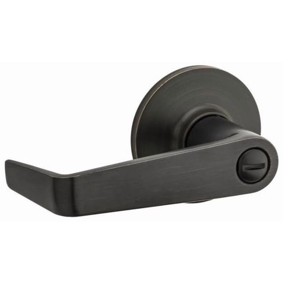 Kwikset 408CNL-11P Light Commercial Carson Lever Privacy Door Lock with RCAL Latch and RCS Strike Venetian Bronze Finish