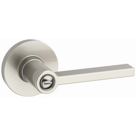 Kwikset 408Cslrdt Casey Privacy Door Lever Set - Nickel