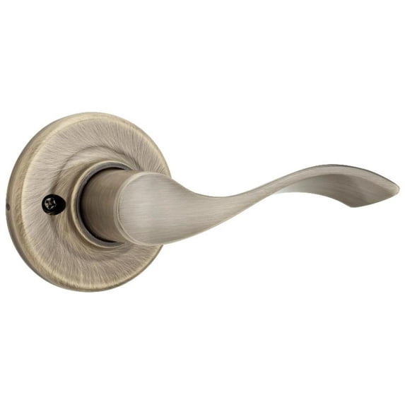 Kwikset 488Bl-Rh Balboa Right Handed Non-Turning One-Sided Dummy Door Lever - Brass