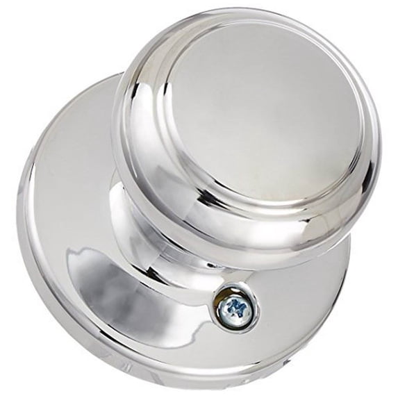Kwikset 488CV Cove French Door Half Inactive Dummy Door Handle Knob, Chrome