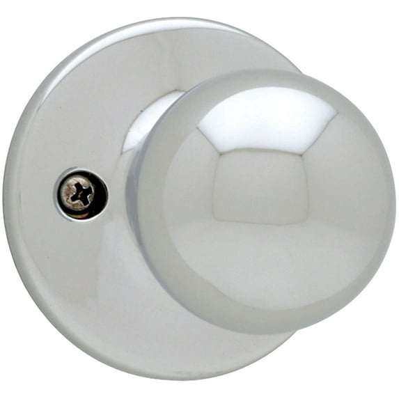 Kwikset 488P Polo Non-Turning One-Sided Dummy Door Knob - Chrome