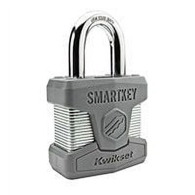Kwikset SMARTKEY 南京錠 鍵2本付き Kwikset 50MM Smartkey® Padlock Standard Shackle in SC - Walmart.com