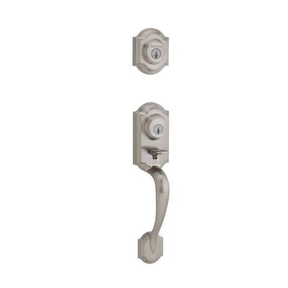 Kwikset 553MNHLIP-15S Montara Handleset in Satin Nickel