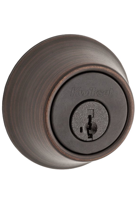 660 11P SMT RCAL 5303 Single Cylinder Deadbolts Featuring Smart Key 3 Pack, Venetian Bronze