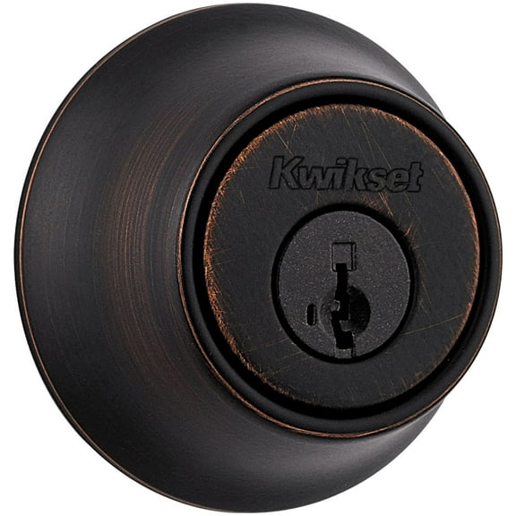 Kwikset 660 11p 660 series 660 single cylinder deadbolt, venetian bronze