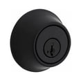thumbnail image 1 of Kwikset 660 514 SMT CP K6 Single Cylinder Security Deadbolt Lock, Matte Black - Quantity 6, 1 of 1