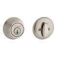 thumbnail image 1 of Kwikset 600 Series Single Cylinder Deadbolt Hardware Lock with Smartkey Satin Nickel, 1 of 7