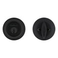 Kwikset 660 Deadbolt Deadbolt Lock, Matte Black Round Exterior Keyed