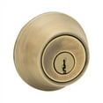 thumbnail image 1 of Kwikset 660 Sgl Cyl Deadbolt in Antique Brass, 1 of 4