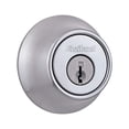 thumbnail image 1 of Kwikset Deadbolt Lock 600 Series 660 Single Cylinder - Adjustable Grade 3 - Chrome, Pack Of 1, 1 of 1