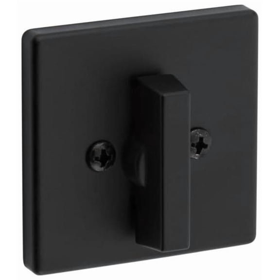 Kwikset 663SQT Privacy One Sided Deadbolt from The Signature Series - Matte Black