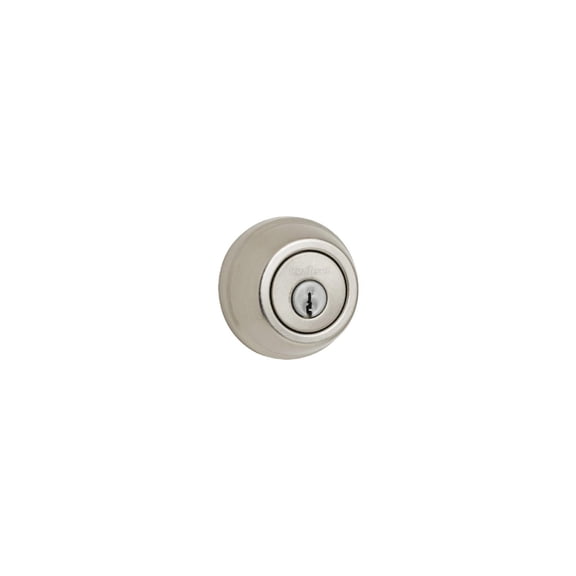 Kwikset 665 15 SMT CP K6 Security Double-Cylinder Deadbolt, Satin Nickel - Quantity 1 — Construction & DIY Use, Standard Hardware Spec