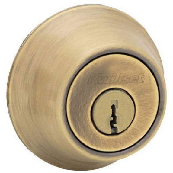 Kwikset 665 Double Cylinder Two Sided Deadbolt in Satin Chrome — Construction & DIY Use, Standard Hardware Spec