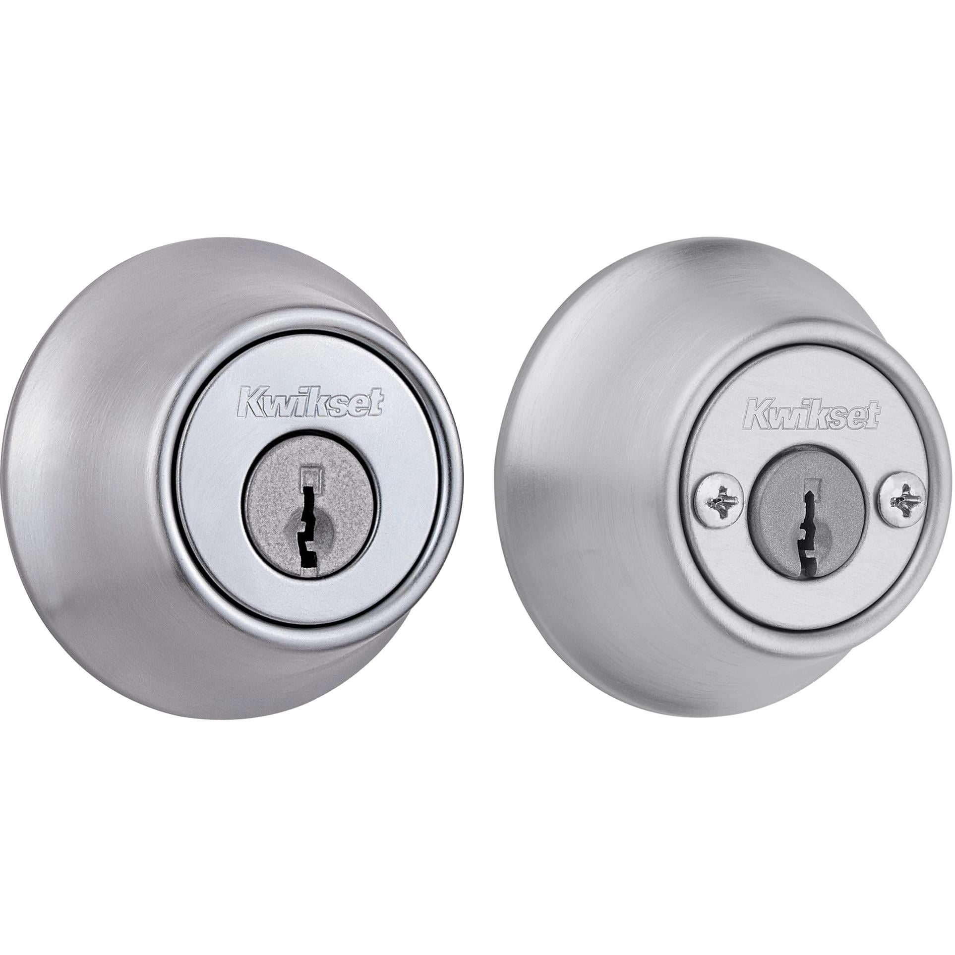 Kwikset 665 Double Cylinder Two Sided Deadbolt In Satin Chrome 0147