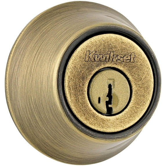 Kwikset 665-S Double Cylinder Deadbolt - Brass