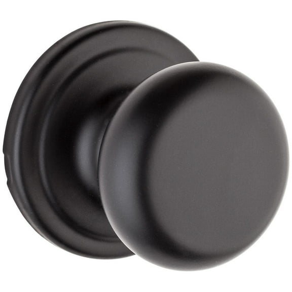 Kwikset 720H Hancock Passage Door Knob Set - Black
