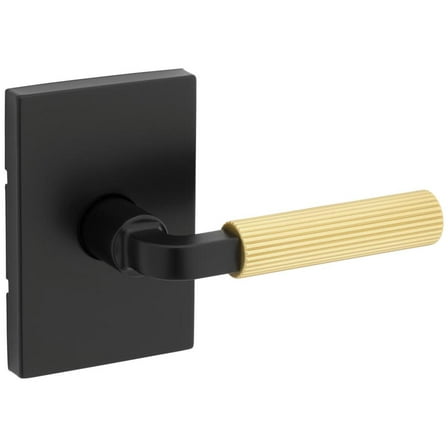 Kwikset 720Malrct Mirada Passage Door Lever Set - Black