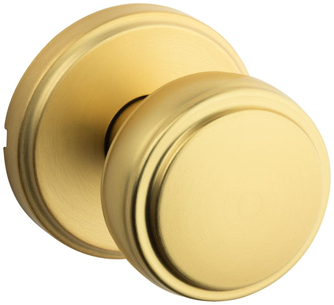 Kwikset 720SOK-4 Sora Passage Door Knob Set - Brass